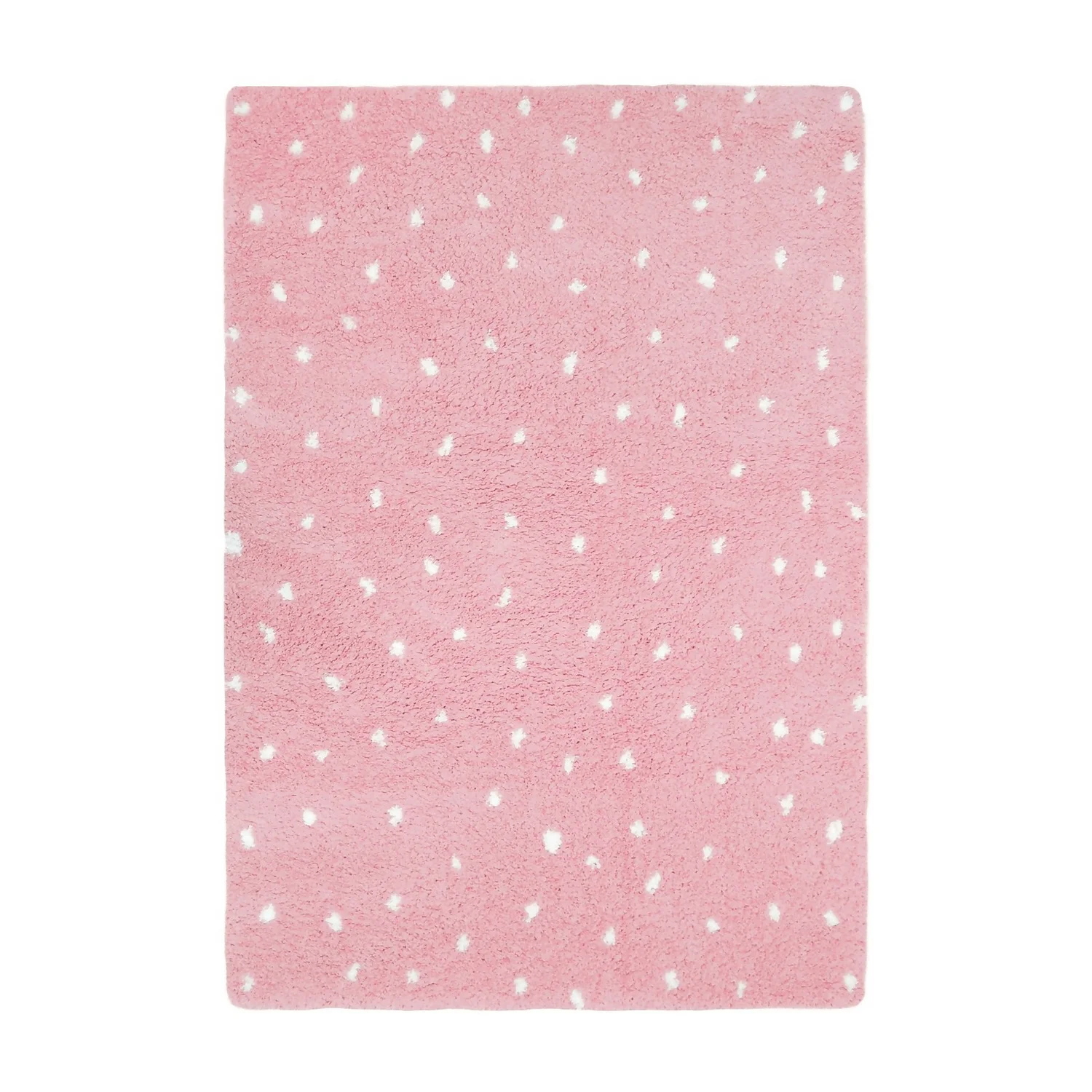 Snug Spotty Rug - Pink - 120x170cm 1 Snug Spotty Rug - Pink - 120x170cm