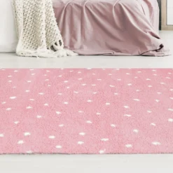 Snug Spotty Rug - Pink - 160x230cm -Curver Shop 14016029 1305006091728217