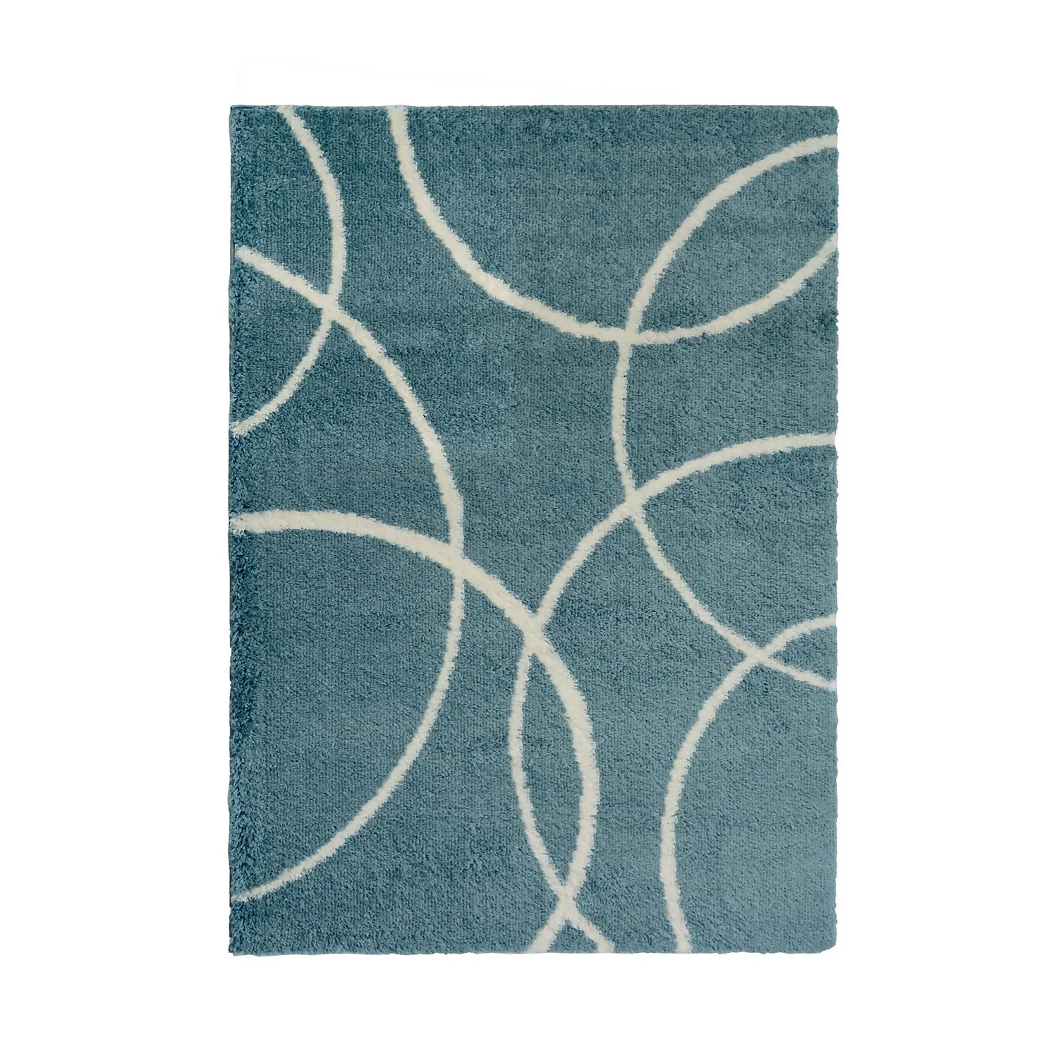 Snug Bubbles Rug - Blue & Ivory - 160x230cm 1 Snug Bubbles Rug - Blue & Ivory - 160x230cm