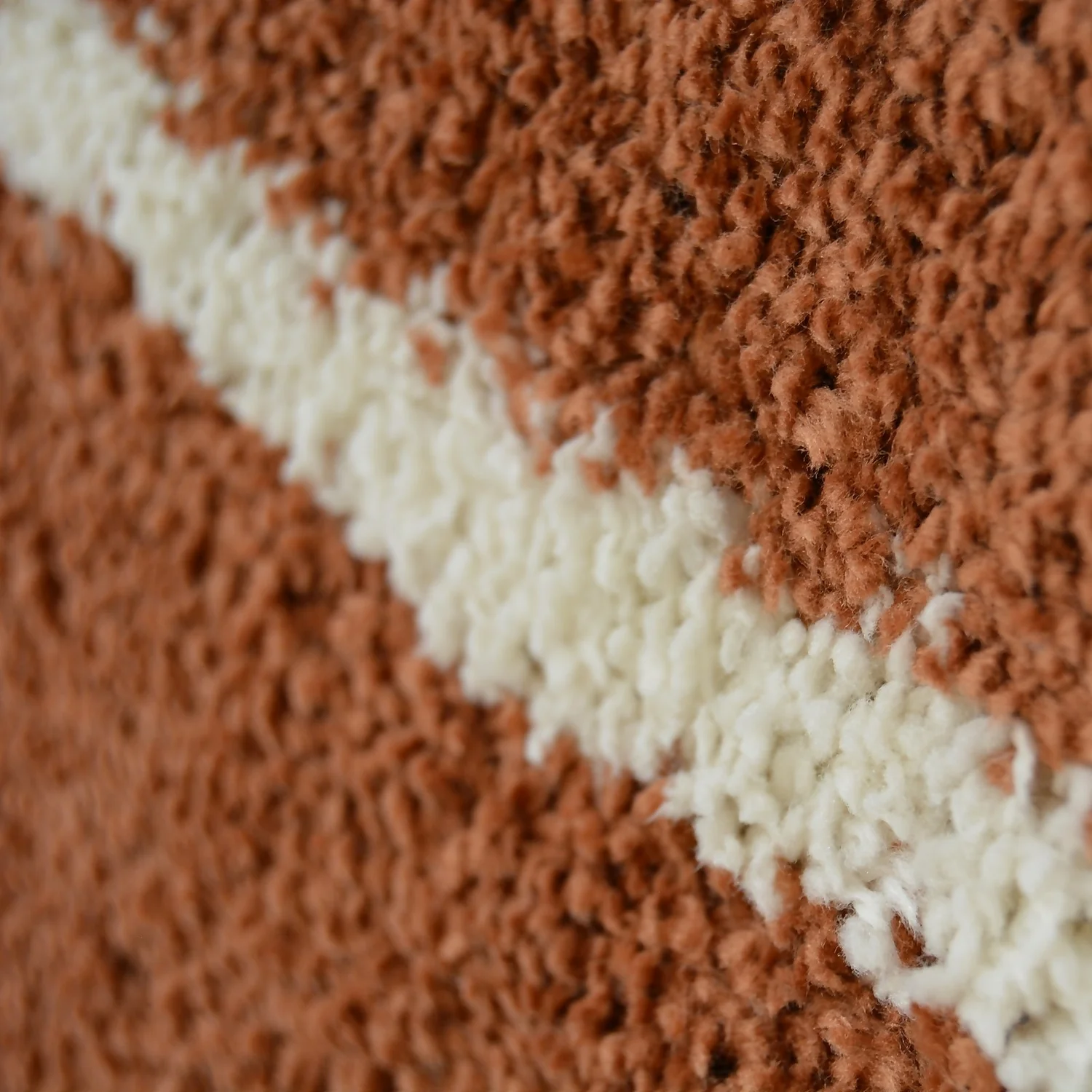 Snug Bubbles Rug - Terracotta & Ivory - 120x170cm 4 Snug Bubbles Rug - Terracotta & Ivory - 120x170cm - Image 4
