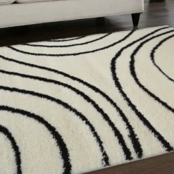 Snug Isobar Rug - Ivory & Black - 160x230cm 7 Snug Isobar Rug - Ivory & Black - 160x230cm -Curver Shop 14016042 1595006090677731