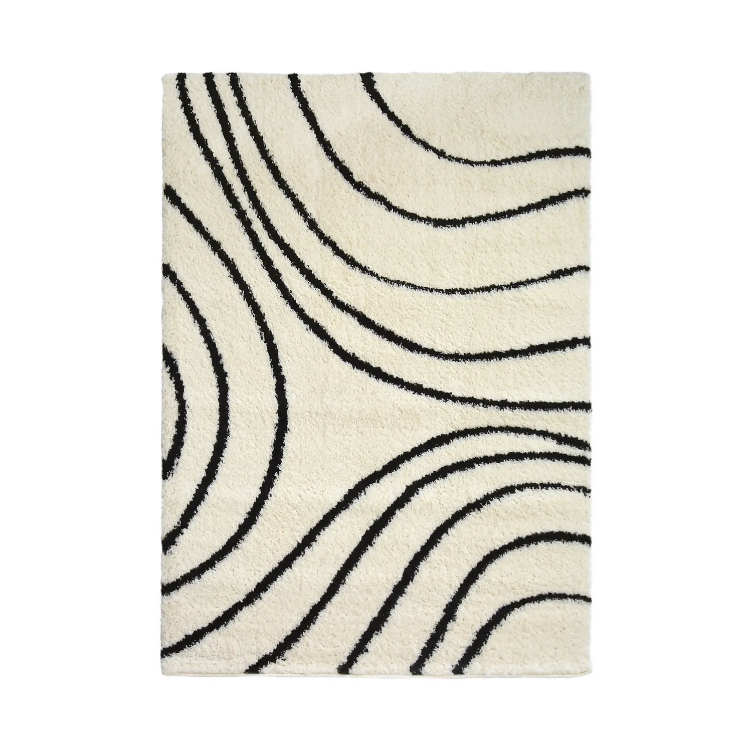 Snug Isobar Rug - Ivory & Black - 160x230cm 1 Snug Isobar Rug - Ivory & Black - 160x230cm