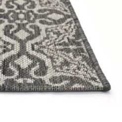 County Victorian Indoor/Outdoor Rug - Grey - 120x170cm -Curver Shop 14016063 8275006087650995