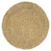 Zanzibar Circle Rug - Natural - 122cm