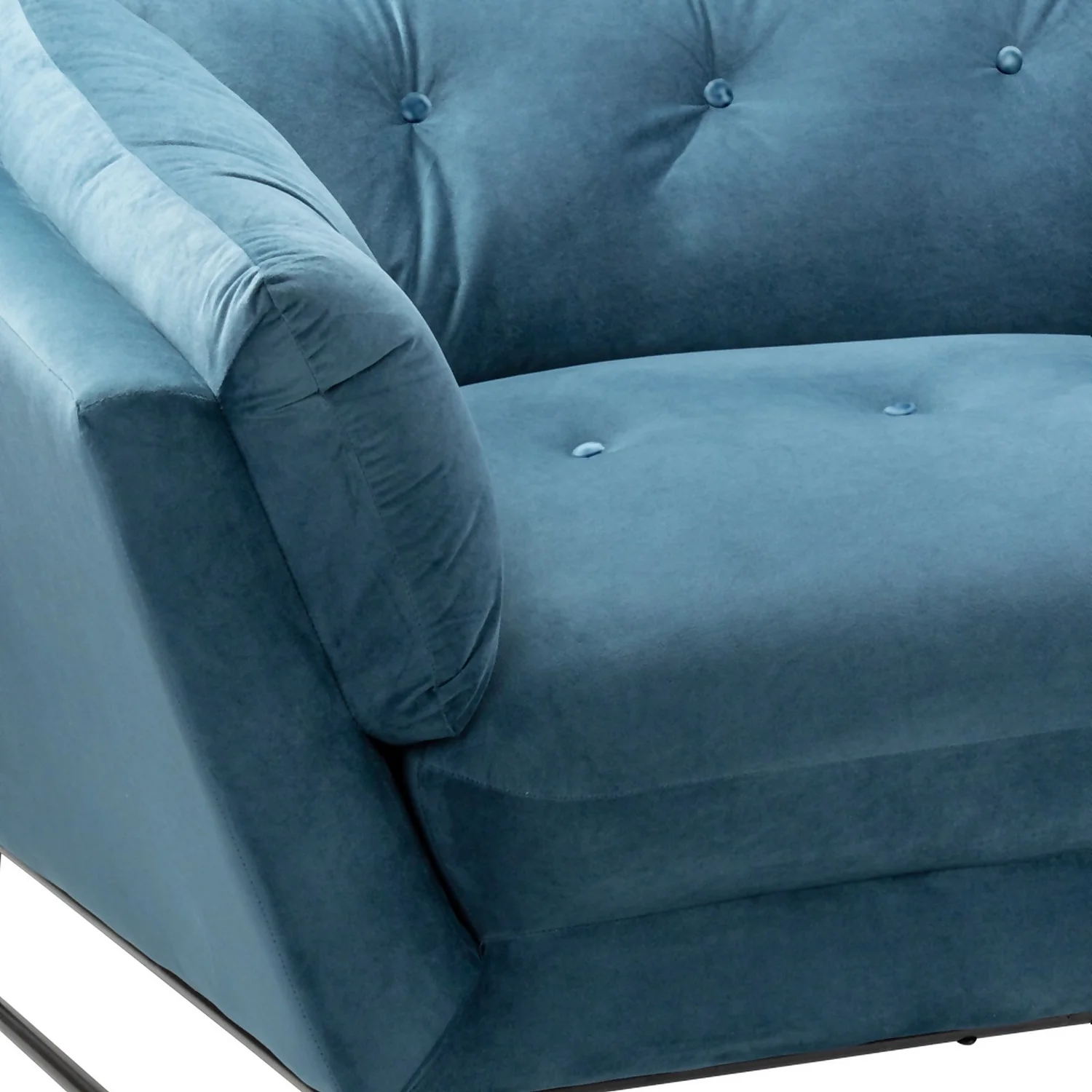 The Snuggler Button Chair - Aegean Blue 5 The Snuggler Button Chair - Aegean Blue - Image 5