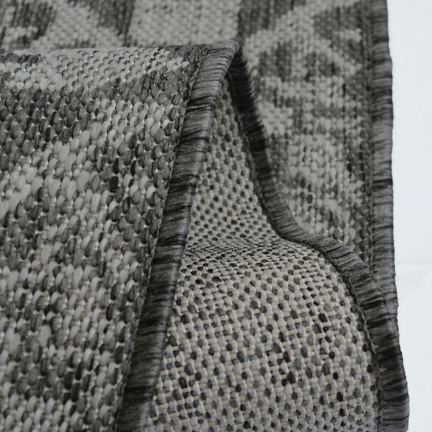 Indoor Outdoor Tile Rug - Grey - 133x190cm 6 Indoor Outdoor Tile Rug - Grey - 133x190cm - Image 6