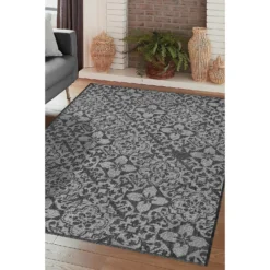 Indoor Outdoor Tile Rug - Grey - 100x150cm 8 Indoor Outdoor Tile Rug - Grey - 100x150cm -Curver Shop 14758875 1565053510742640