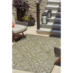 Indoor Outdoor Tile Rug - Green - 100x150cm 7 Indoor Outdoor Tile Rug - Green - 100x150cm -Curver Shop 14758881 3785053511121105