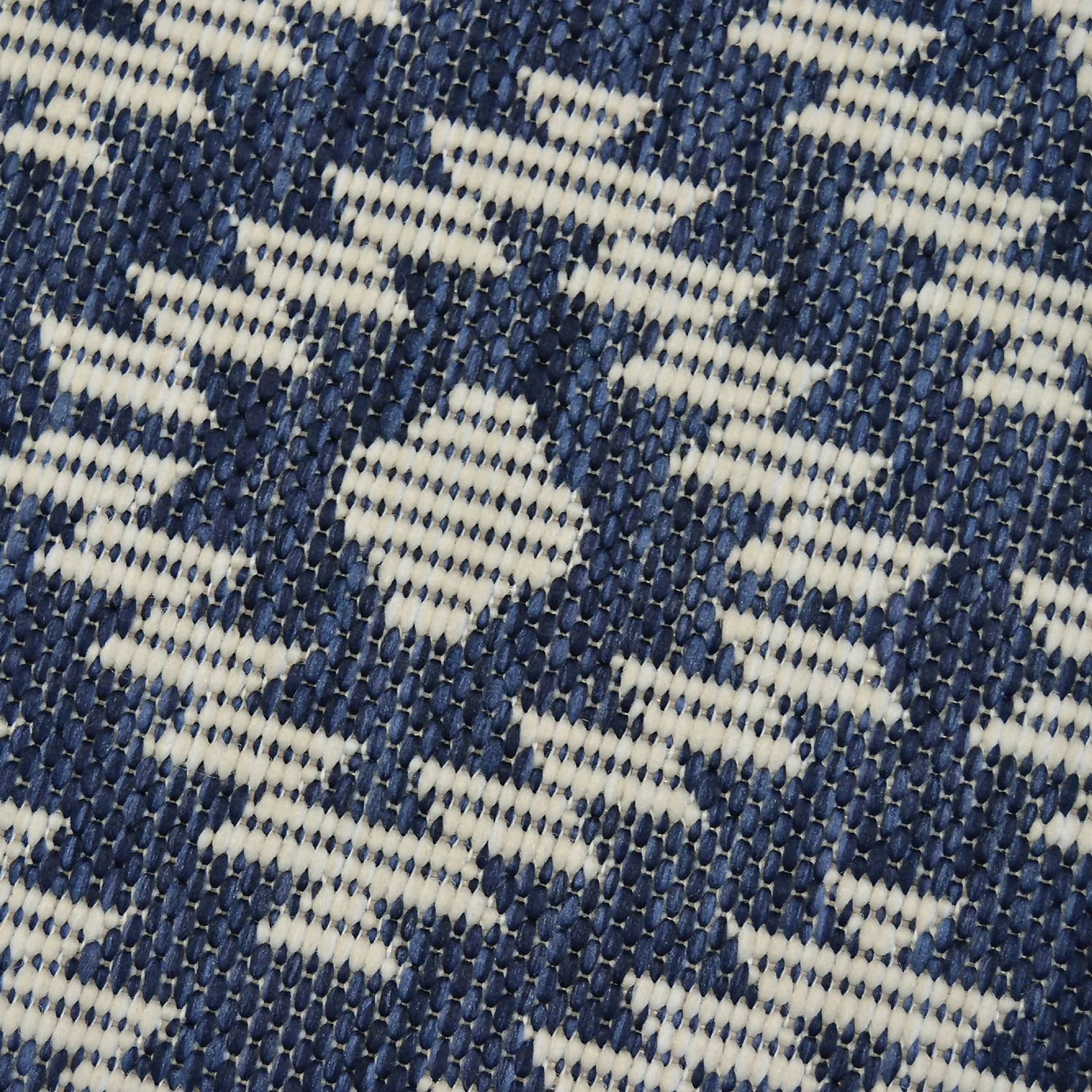 Indoor Outdoor Geo Rug - Navy - 120x170cm 4 Indoor Outdoor Geo Rug - Navy - 120x170cm - Image 4