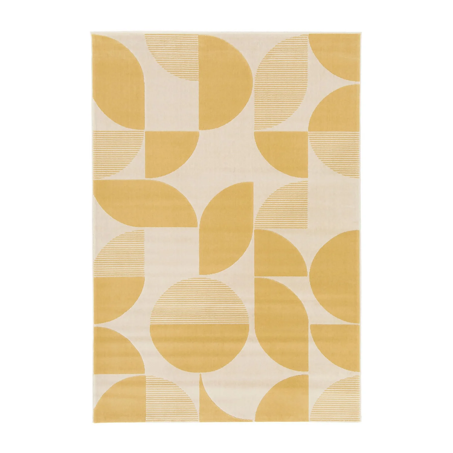 Geometric Rug - Ochre - 120x170cm 1 Geometric Rug - Ochre - 120x170cm