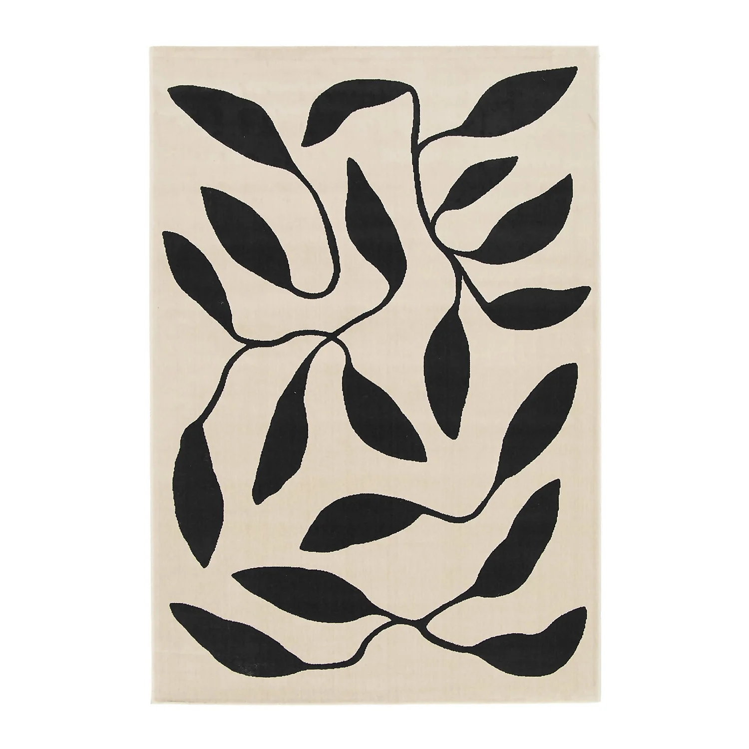 Leaf Rug - Monochrome - 120x170cm 1 Leaf Rug - Monochrome - 120x170cm