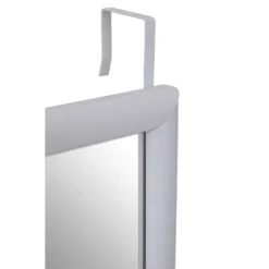 Over Door Hanging Mirror - White - 33.5x124cm -Curver Shop 14820923 1085058438943689