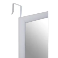 Over Door Hanging Mirror - White - 33.5x124cm -Curver Shop 14820923 4105058438900693