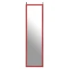 Over Door Hanging Mirror - Red - 33.5x124cm