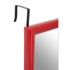 Over Door Hanging Mirror - Red - 33.5x124cm -Curver Shop 14820924 8815058442822797