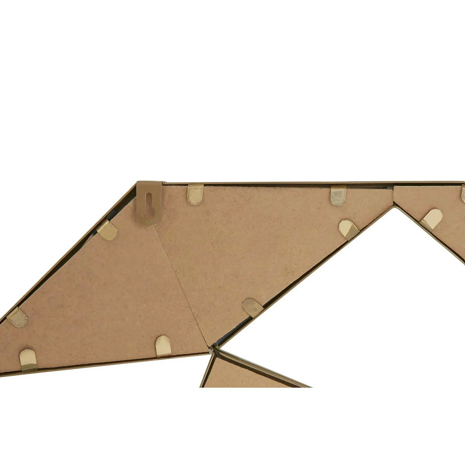 Marcia Faceted Octagonal Wall Mirror - Gold - 81cm 4 Marcia Faceted Octagonal Wall Mirror - Gold - 81cm - Image 4