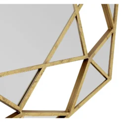 Marcia Faceted Octagonal Wall Mirror - Gold - 81cm 6 Marcia Faceted Octagonal Wall Mirror - Gold - 81cm -Curver Shop 14820929 1555058974920746