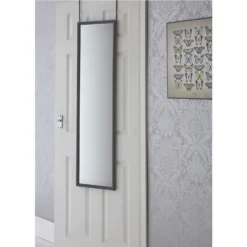 Over Door Hanging Mirror - Grey - 33.5x124cm 8 Over Door Hanging Mirror - Grey - 33.5x124cm -Curver Shop 14820934 1945058442882251