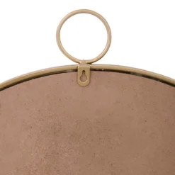 Round Metal Wall Mirror - Gold - 60cm 9 Round Metal Wall Mirror - Gold - 60cm -Curver Shop 14820939 1605058438134760