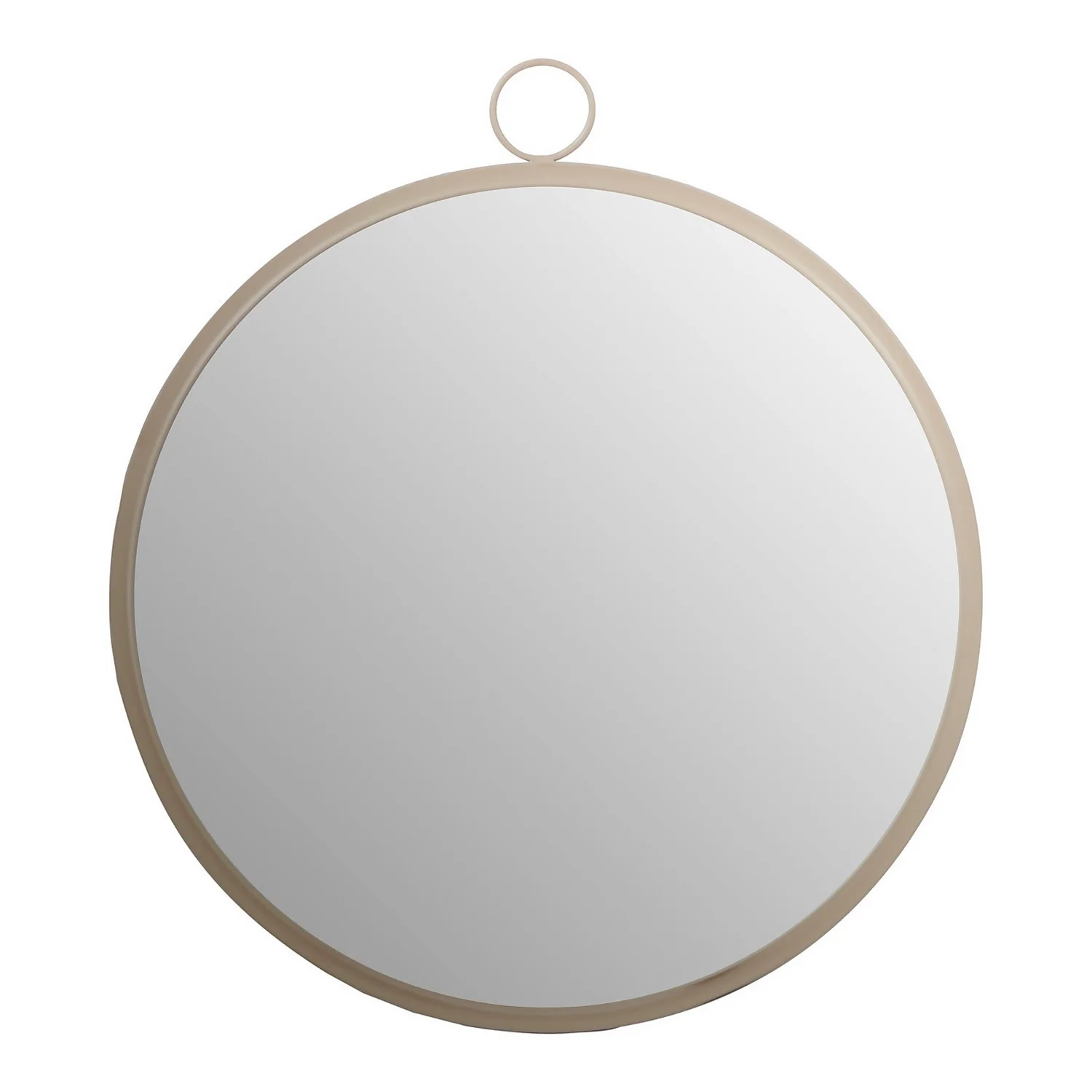 Round Metal Wall Mirror - Gold - 60cm 1 Round Metal Wall Mirror - Gold - 60cm