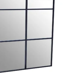 Square Metal Wall Mirror - Black - 95cm -Curver Shop 14820941 6895058438346287