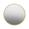 Saska Round Wall Mirror - Gold - 80cm