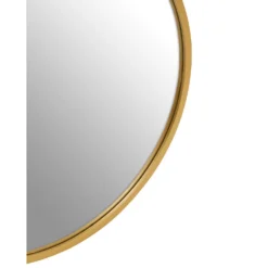 Saska Round Wall Mirror - Gold - 80cm -Curver Shop 14820943 1415058974885463