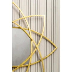 Farran Metal Wall Mirror - Champagne Gold - 91.5cm -Curver Shop 14820944 1645058438617109