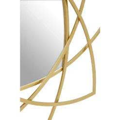 Farran Metal Wall Mirror - Champagne Gold - 91.5cm -Curver Shop 14820944 7155058438706896