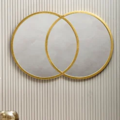 Farran Metal Wall Mirror - Champagne Gold - 90x60cm 12 Farran Metal Wall Mirror - Champagne Gold - 90x60cm -Curver Shop 14820946 1035058438392103