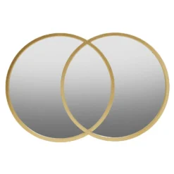 Farran Metal Wall Mirror - Champagne Gold - 90x60cm