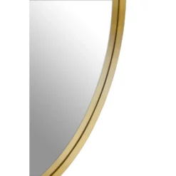 Cindy Large Round Wall Mirror - Gold - 70cm -Curver Shop 14820949 9335058438777756