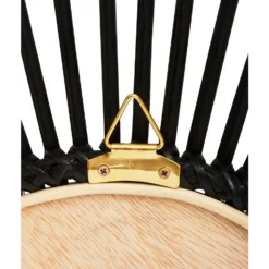 Mataram Round Rattan Wall Mirror - Black - 80cm 10 Mataram Round Rattan Wall Mirror - Black - 80cm -Curver Shop 14820952 1085058698837118