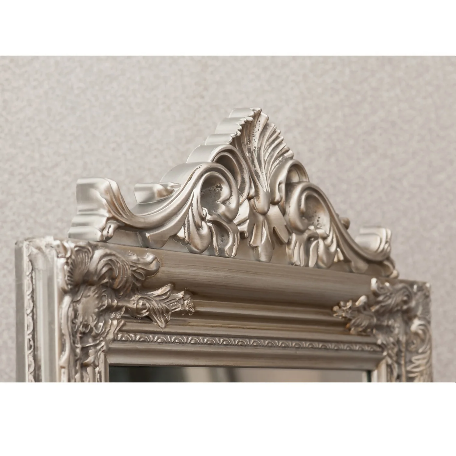 Boudoir Floor Standing Mirror - Silver- 50x170cm 2 Boudoir Floor Standing Mirror - Silver- 50x170cm - Image 2