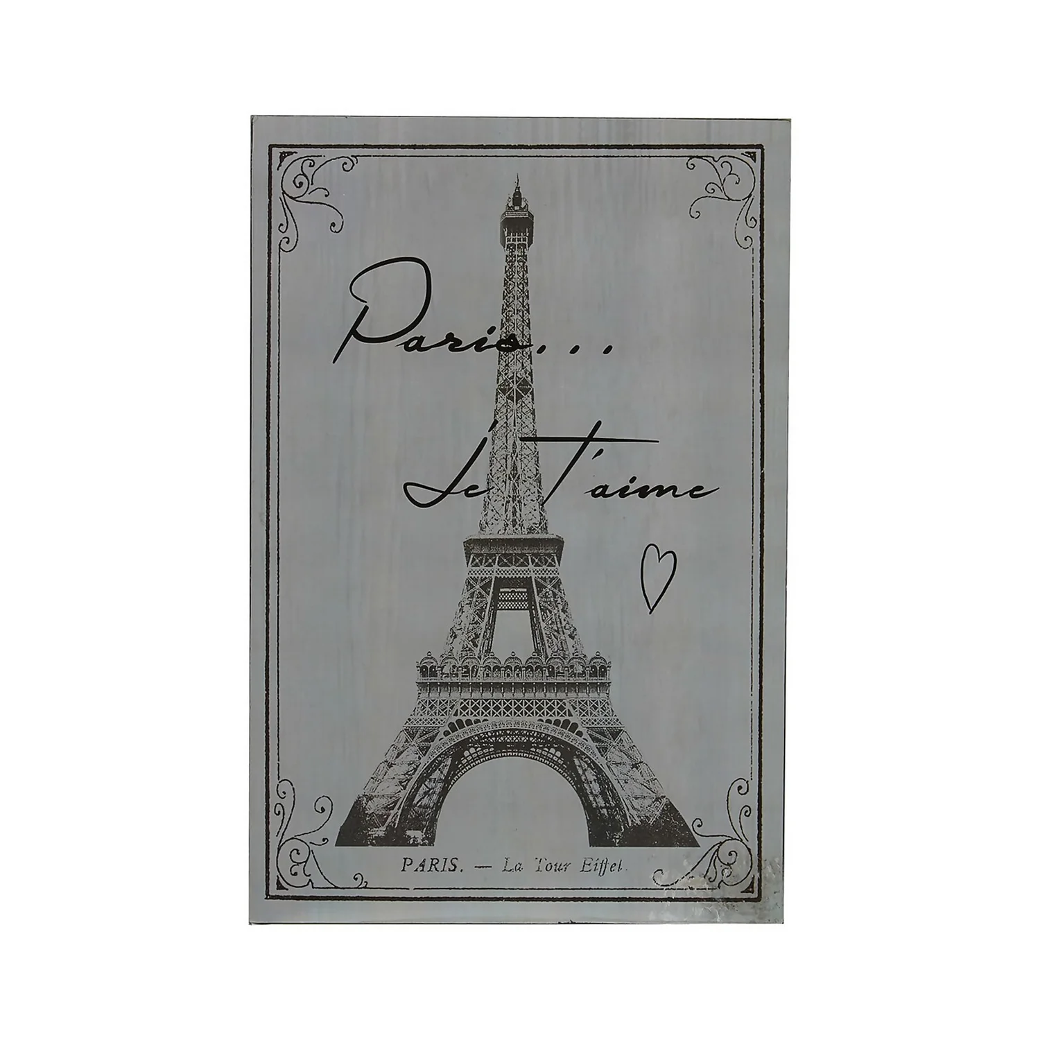 Paris Wall Plaque - 20x30cm 1 Paris Wall Plaque - 20x30cm