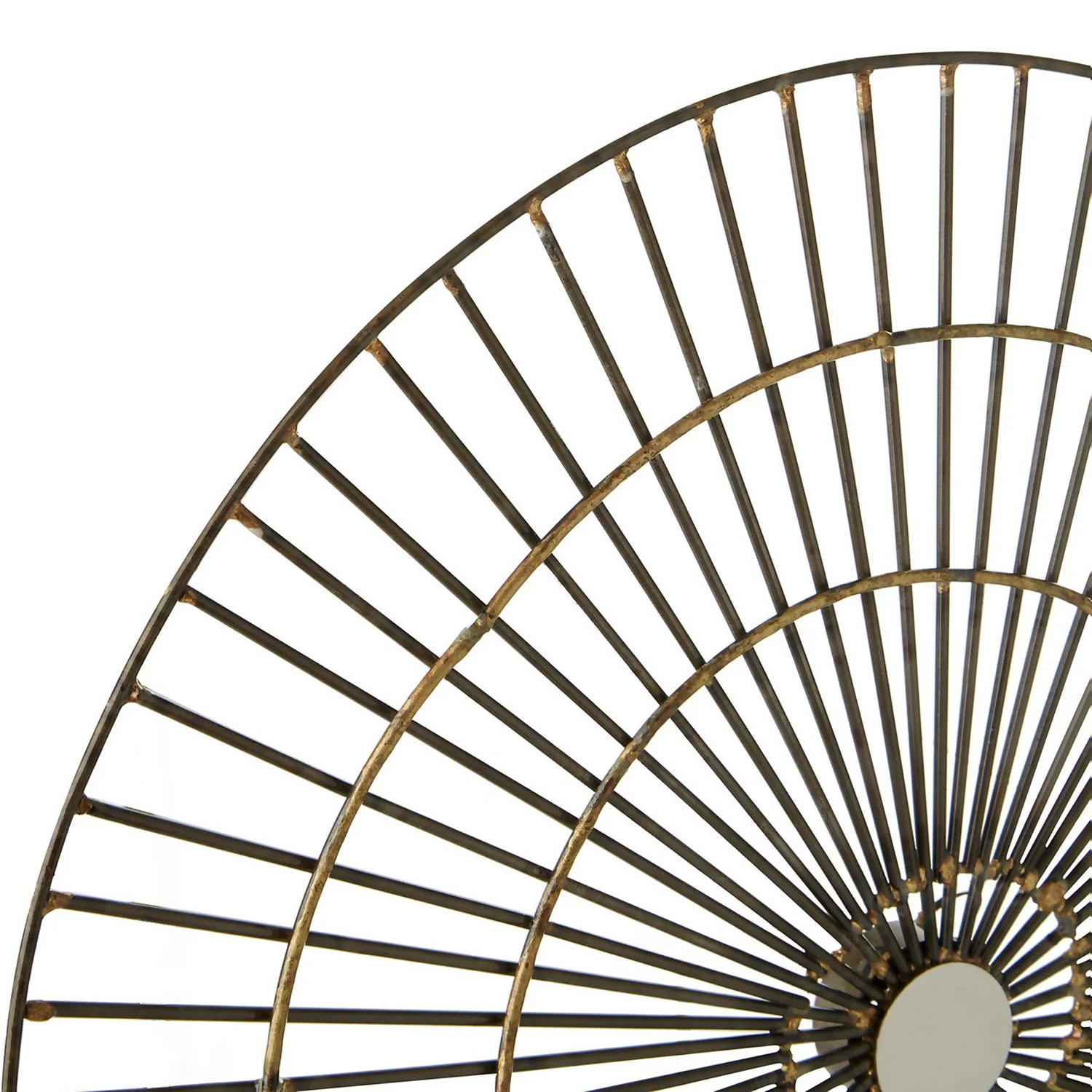 Mirano Medium Abstract Wall Art - Gold - 45x47cm 8 Mirano Medium Abstract Wall Art - Gold - 45x47cm - Image 8