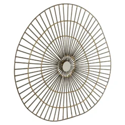 Mirano Medium Abstract Wall Art - Gold - 45x47cm 11 Mirano Medium Abstract Wall Art - Gold - 45x47cm -Curver Shop 14820992 6715057940525054