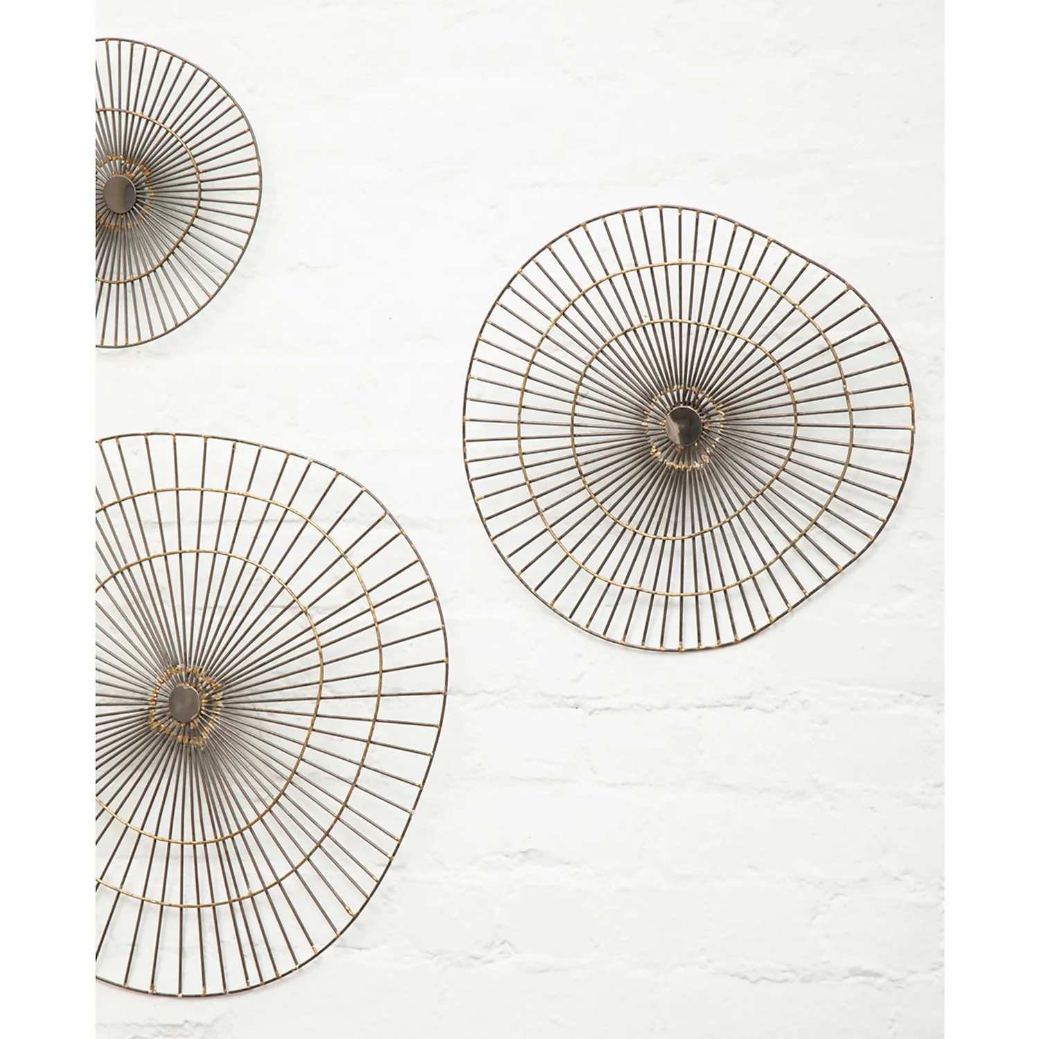 Mirano Medium Abstract Wall Art - Gold - 45x47cm 6 Mirano Medium Abstract Wall Art - Gold - 45x47cm - Image 6