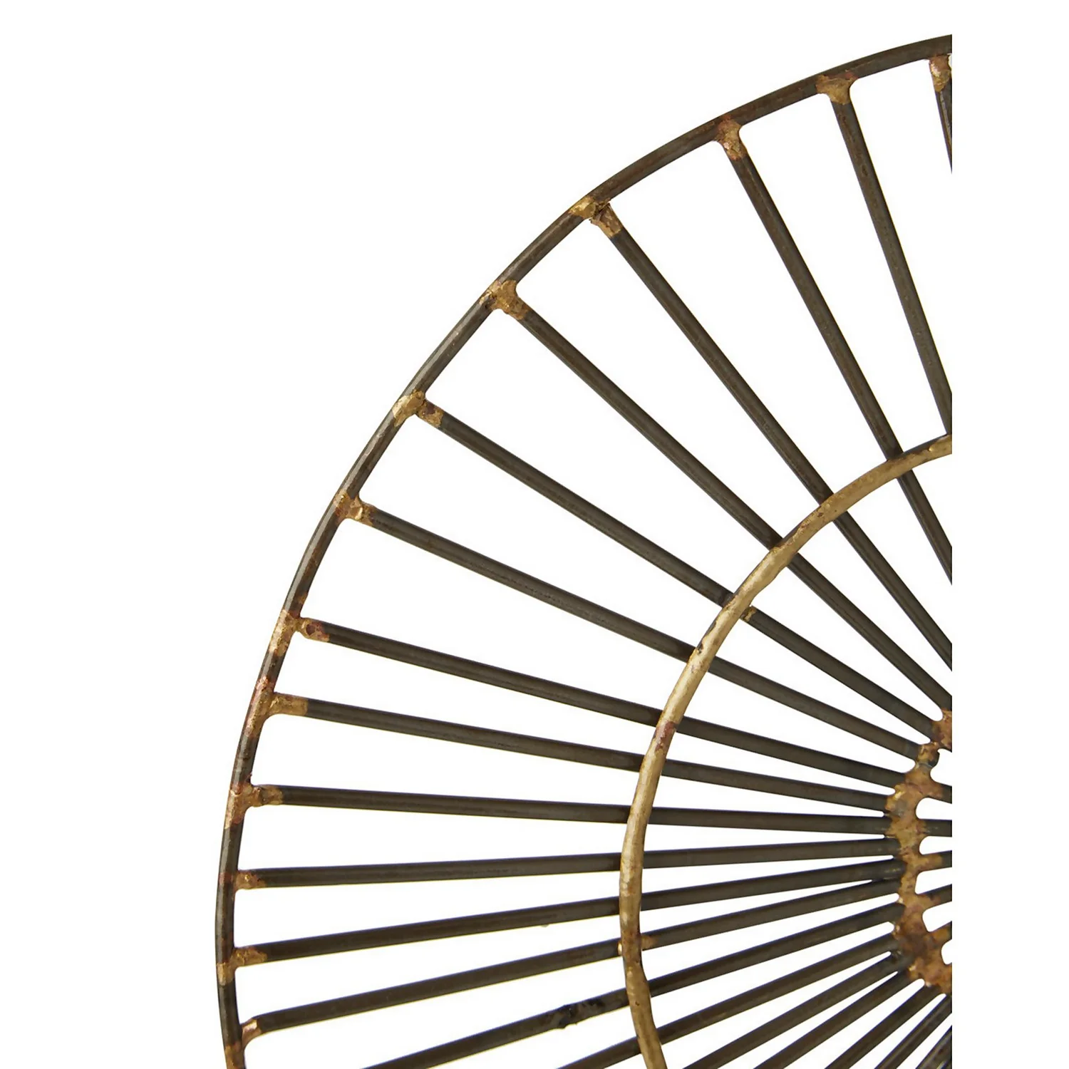 Mirano Small Abstract Wall Art - Gold - 29x31cm 8 Mirano Small Abstract Wall Art - Gold - 29x31cm - Image 8