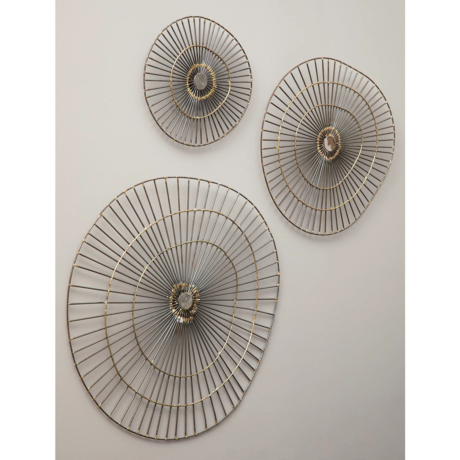 Mirano Small Abstract Wall Art - Gold - 29x31cm 5 Mirano Small Abstract Wall Art - Gold - 29x31cm - Image 5