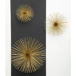 Mirano Set Of 3 Gold Starburst Wall Art -Curver Shop 14820996 1995057939936337