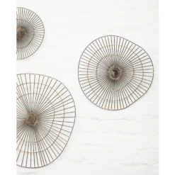 Mirano Large Abstract Wall Art - Gold - 59x61cm -Curver Shop 14820997 1445057940267024