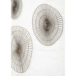 Mirano Large Abstract Wall Art - Gold - 59x61cm -Curver Shop 14820997 1695057940290031