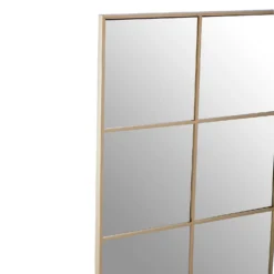 Square Metal Wall Mirror - Gold - 95cm -Curver Shop 14820998 1515058437929353