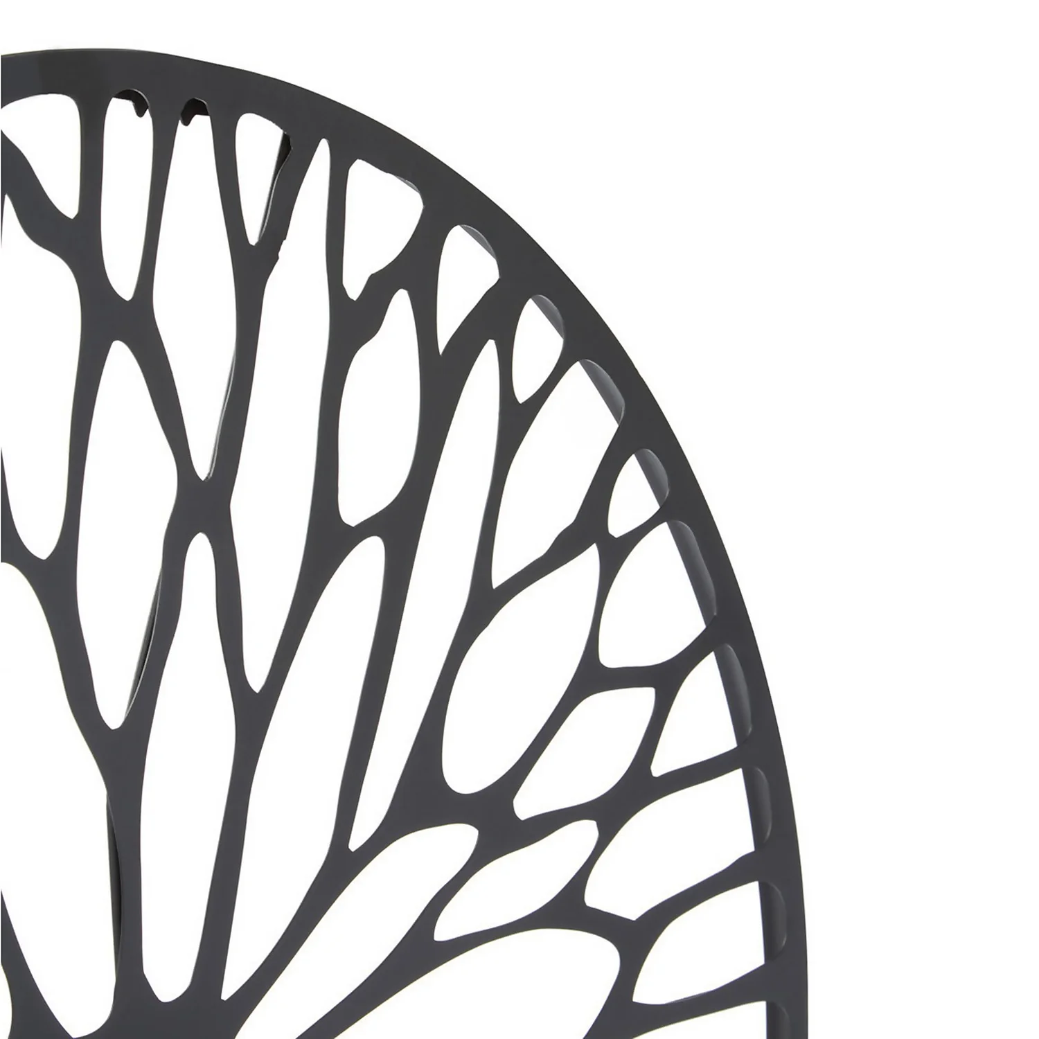 Trento Black Metal Wall Art - 65x65cm 3 Trento Black Metal Wall Art - 65x65cm - Image 3