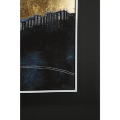 Astratto Wall Art Canvas - Blue & Gold - 103x143cm -Curver Shop 14821006 1495057940297033