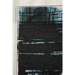 Astratto Wall Art Oil Painting - Blue & Black - 103x143cm -Curver Shop 14821009 1475058683428860