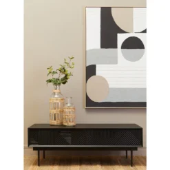 Astratto Abstract Geometric Wall Art - Monochrome - 83x123cm -Curver Shop 14821029 3925057939661357