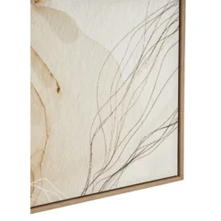 Astratto Set Of 2 Scribble Design Wall Art - Natural - 63x93cm -Curver Shop 14821054 1215057938641345